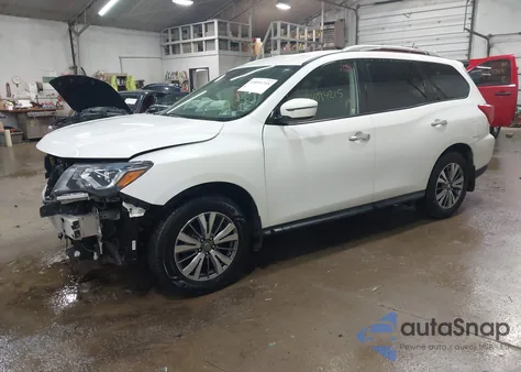 2018 Nissan Pathfinder Sv из США, поврежденный, VIN 5N1DR2MM8JC649296